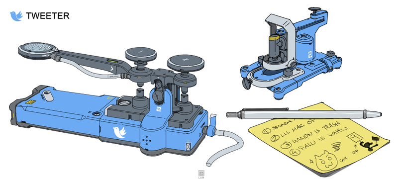 Illustration for article titled 2019's Biggest Websites, Only They're Chunky Anime Tech Gadgets